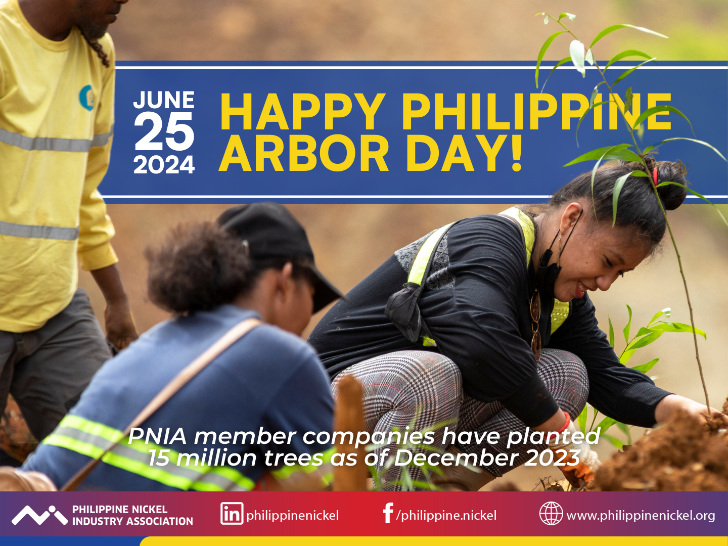 Happy Arbor Day 2024 Philippine Nickel Industry Association